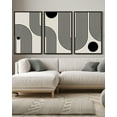 thumbnail image 5 of Drsoum Black Minimalism Abstract Boho Wall Art 16x24in3pcs Black Framed Bohemian Decor Ready To Hang, 5 of 6