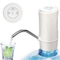 thumbnail image 1 of Water Dispenser, Portable Water Bottle Pump for Universal 3, 4 and 5 Gallon with USB Electric Charging and Automatic Off Switch,White, 1 of 10