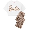 thumbnail image 1 of Pyjama Logo Imprimé Animal pour Femmes - T-Shirt Court Blanc & Bas, 1 of 4