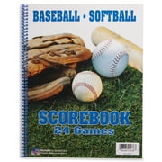 BSN SPORTS Oversized Baseball & Softball Scorebook (24 Games)