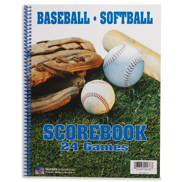 BSN SPORTS Oversized Baseball & Softball Scorebook (24 Games) Walmart