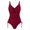 Wine, variant on Vedolay Women Swimsuits Women V Neck One Piece Swimsuit Halter Backless Ruched Tummy Control Bathing Suit,Hot Pink XL