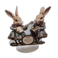 thumbnail image 3 of Letrero acrílico de conejito de Pascua, placa decorativa de conejo, decoración de Pascua, centro de mesa con 2 conejitos, 3 of 9