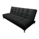 thumbnail image 3 of Sofa Cama Reclinable El Bazar Store Zeus Gris Oxford Terciopelo Futon 3 posiciones Abotonado Sala, 3 of 6