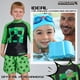 thumbnail image 4 of Conjunto de Natación para Niños Minecraft 2 Piezas Verde y Negro 9-10 Años, 4 of 5