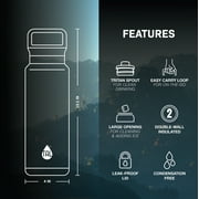 TAL Stainless Steel Everett Water Bottle 50 fl oz, Pink