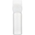 thumbnail image 1 of Botella de cepillo blanco con peine Champú Color de cabello Botella para teñir el cabello Botella aplicador de aceite para aplicador de cabello Botella de cepillo para raíces Proceso profesional Herra, 1 of 5