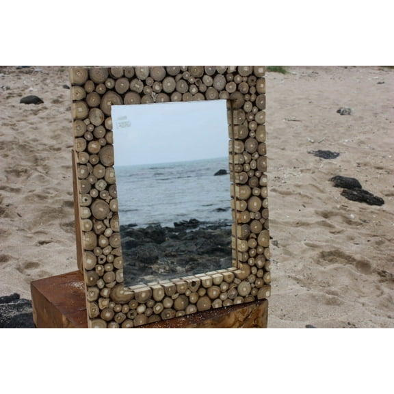 Teak Root Mirror 20"x16" - Coastal Living