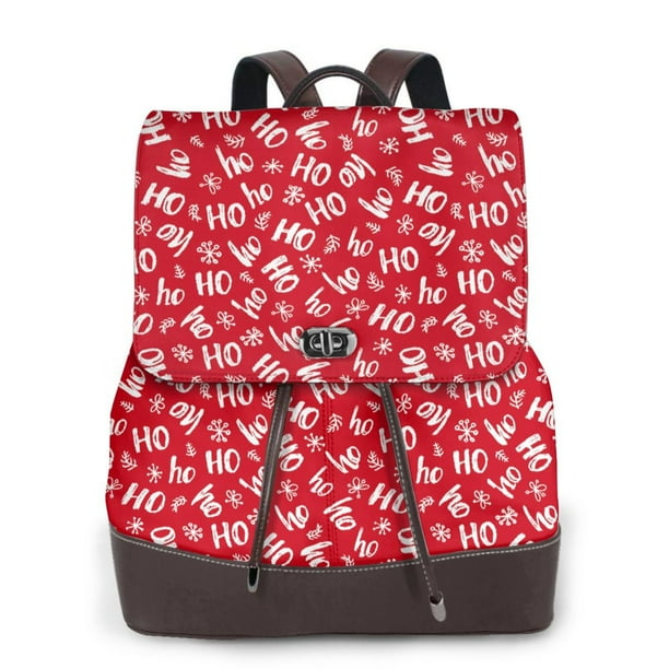 Fotbe Hohoho Mochila Bolso con Estampado para Mujer, Mochila Antirrobo de Nylon Impermeable, Bolsa Ligera de Hombro