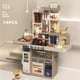 thumbnail image 1 of Juguete de cocina grande de 93cm, casa de juegos para niños, juego de utensilios de cocina, simulación de aerosol, Mini comida para bebé, juguetes de cocina, regalos de Navidad para niña, 1 of 4
