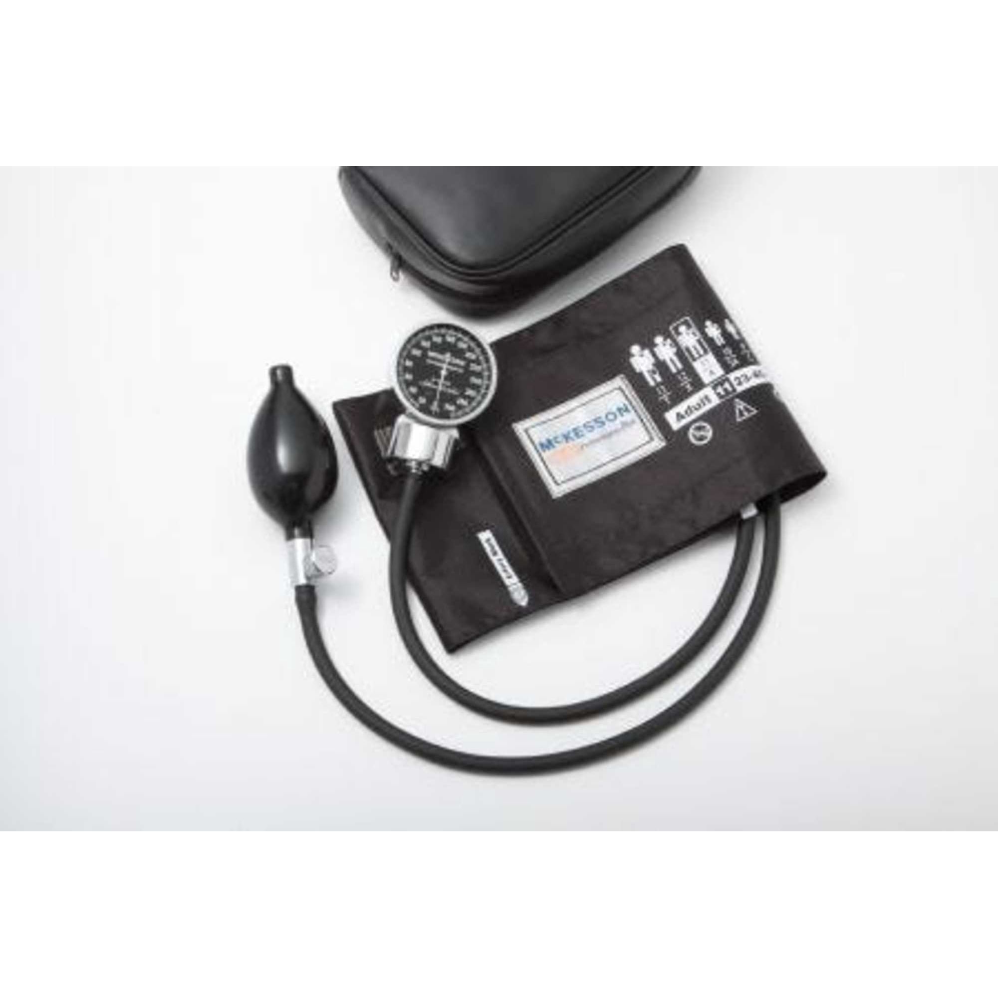 McKesson Lumeon Aneroid Sphygmomanometer Pocket Style Hand Held 2-Tube Large, Adult Arm