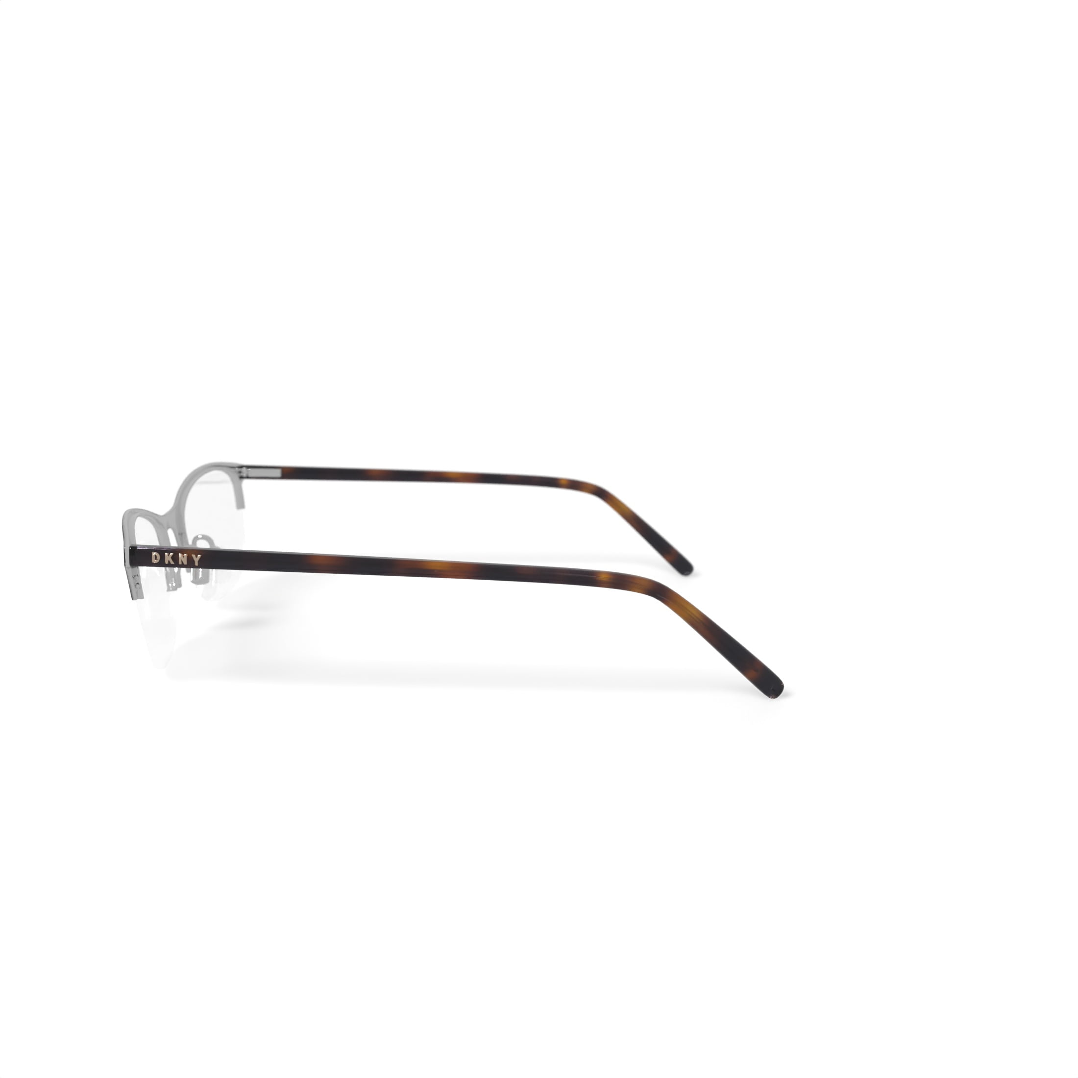 DKNY Women's DK3000 Prescription Eyeglasses with Case, Brown