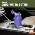 thumbnail image 4 of Ozark Trail 24 oz Stainless Steel Insulated Chug Water Bottle, Ultramarine Violet, 4 of 13