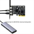 thumbnail image 3 of USB-C PCIE Card Type C PCI-Express to USB 3.2 10Gbps+DP1.4 PCI Express Expansion Card to USB3.2 Gen2 for Win/Linux, 3 of 8
