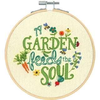 Leisure Arts Embroidery Kit 6 Garden Fresh V2 - embroidery kit for  beginners - embroidery kit for adults - cross stitch kits - cross stitch  kits for beginners - embroidery patterns