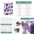 thumbnail image 6 of Purple Geometric Moroccan Balloon Curtains for Bedroom/Front Door/Bathroom, Abstract Art Purple Ombre Modern Tie Up Curtains 63 Inch Length Light Filtering Kitchen Curtains Shades for Windows 46"x63", 6 of 8