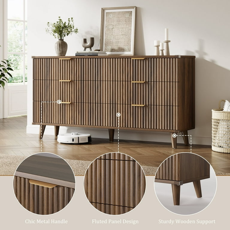 boho modern dresser Laintene Boho Bedroom Set of 4
