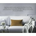 thumbnail image 3 of A1HC Hypoallergenic Down Alternative Decorative Throw Pillow, 12x20 in, Rectangular, Pack of 1, Irish Coffee, 3 of 5