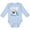 AE-Light Blue, variant on Inktastic Feed Me with Shark Head Boys or Girls Long Sleeve Baby Bodysuit