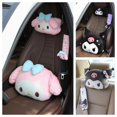 thumbnail image 2 of Reposacabezas de Anime japonés para silla de coche, funda Kawaii para cinturón de seguridad, almohadillas para los hombros, juguetes de felpa Melodyed Kuromied, regalo para niña, 2 of 5