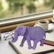 thumbnail image 4 of Estatua de elefante decorativa, figura de elefante, artesanía de resina decorativa, adorno de elefante Violeta, 4 of 9