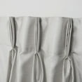 thumbnail image 6 of Exclusive Home Curtains Chateau Light Filtering Pinch Pleat Curtain Panels, 96" Length, Black Pearl, Set of 2, 6 of 7