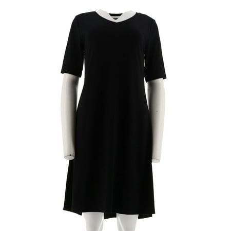 Isaac Mizrahi Live! - Isaac Mizrahi Essentials Pima Cotton Dress ...