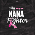 thumbnail image 4 of Inktastic Breast Cancer Awareness My Nana is a Fighter Boys or Girls Baby Bodysuit, 4 of 5