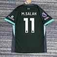 thumbnail image 1 of Camiseta De Verano De Manga Corta Con Estampado Clásico De Estrellas, Número 11 De Salah, De Visitante Del Liverpool, Temporada 24-25XL, 1 of 2