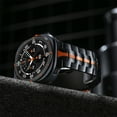 thumbnail image 4 of Compatible for Samsung Galaxy Watch Ultra 47mm Band, Titanum Band Stainless Steel Connector Buckle Metal Adjustable Strap for Galaxy Watch Ultra 47mm for Men Women, Titanium Orange, 4 of 10