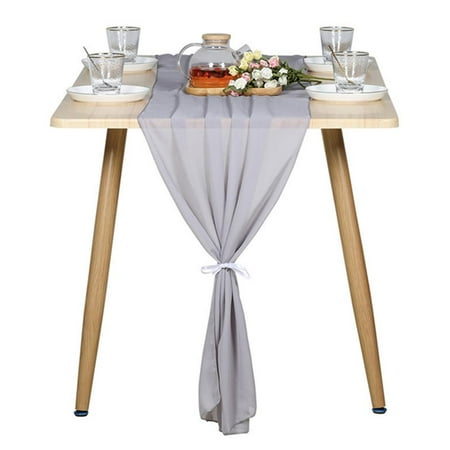 

Chiffon Table Runner Romantic Wedding Table Runner for Wedding Party Decoration
