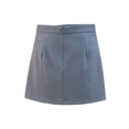 thumbnail image 3 of Falda Gris Plisada Falda de Traje para Mujer Falda Bolsa Falda Adelgazante de Cadera Falda Falda Falda Falda Falda Falda Falda Pequeña Bolsa Falda, 3 of 7