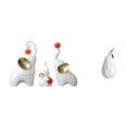 thumbnail image 1 of Esculturas de elefantes,Estatuas de elefantes para decoración del hogar,artesanías de cerámica,figura artística,Escultura de fruta de porcelana,decoración para el hogar,Estatua de, 1 of 8