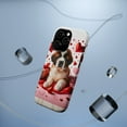 thumbnail image 5 of DistinctInk Tough Case for Apple iPhone 13 Pro MAX (6.7" Screen), Compatible with MagSafe Charging - Valentine's Day St. Bernard Puppy, 5 of 6