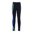 thumbnail image 4 of vastwit Kids Leggings Pants for Girls Print Stretchy Skating Casual Yoga Sport Long Pants Sportswear Black&Blue 10, 4 of 7