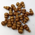 thumbnail image 3 of 25pcs 27mm Calabash Spacer Beads de Rayas de Sueltas para Manualidades, 3 of 6