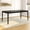 Black, variant on Crew Dining Table (72in), Pecan