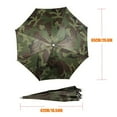 thumbnail image 6 of Sun umbrella Hat fishing Hands Free Gardening Camping hiking cap Camouflage hat, 6 of 6