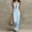 *Sky Blue, variant on ClodeEU Women's Halter Neck Sleeveless Midi Dress,Bodycon Casual Summer Dress Black,Women's Plus L