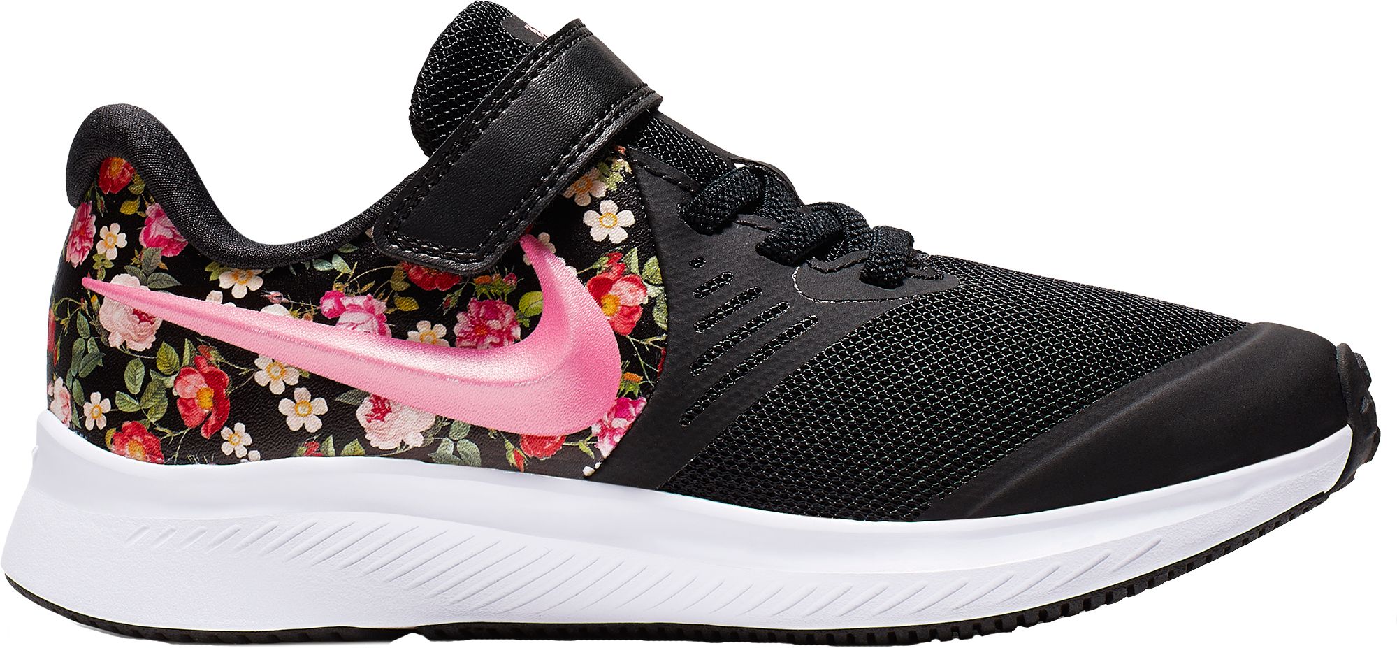 nike star runner black floral