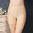 thumbnail image 5 of harmtty Women Safty Pants Stretchy See-through Mesh Patchwork High Waist Tummy Control Safty Shorts Female Clothes ,Skin Color,2XL, 5 of 7