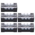 thumbnail image 2 of Terminal Strip, Safe PC Shell Easy Wiring 6pcs 15A 600V Wire Barrier Block  for Lighting 3 Position 1503, 2 of 7