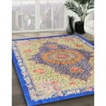 thumbnail image 3 of Ahgly Company Machine Washable Indoor Rectangle Traditional Brown Area Rugs, 6' x 9', 3 of 7
