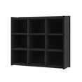 thumbnail image 1 of Caja de almacenamiento montada en la pared para puerta de camión de juguete, escala 1:64, color negro, fácil instalación, ensamblada DIY para exhibici, 1 of 6