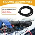 thumbnail image 2 of Unique Bargains 1pc 130PSI Max Pressure Universal Silicone Vacuum Tubing Hose Car Automotive Vacuum Line High Temperature Silicone Black 5FT 2mm Thickness 5/16" 8mm ID, 2 of 7
