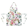 thumbnail image 2 of Pioneer Flower Floral Print Pattern Apron-Garden Aprons for Women with Pockets-Cotton Linen Waterproof Kitchen Cooking Gardening Aprons Adjustable for Kitchen,Cooking,BBQ and Salon 33x27 Inch, 2 of 7