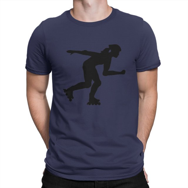 Camiseta de patinaje en línea para hombre, para patinaje sobre ruedas, recreativo, calle, deporte, moda, novedad, algodón puro, manga corta, estampada