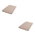 thumbnail image 2 of Naiovety Alfombra antideslizante para baño, suelo de baño, seguro, duradero y , absorbe rápidamente el agua, color crema, 40*60CM color crema 40*60 CM 2Conjunto, 2 of 6