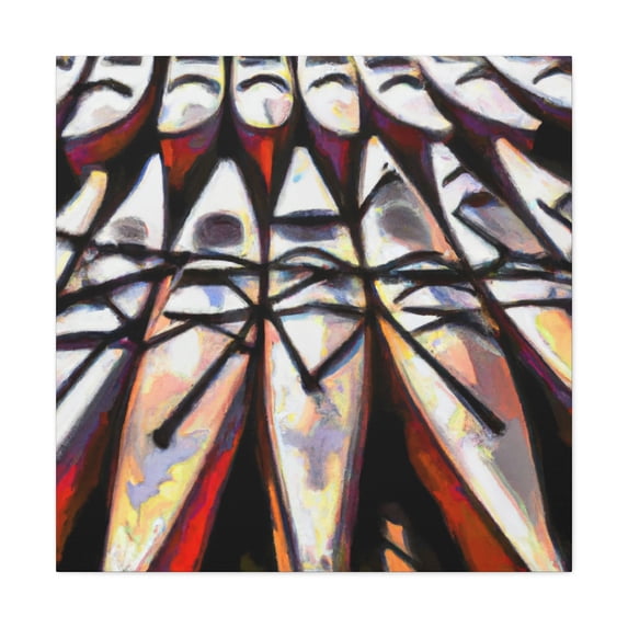Paddling Still Waters - Canvas