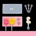 thumbnail image 1 of Popsicle Molds Ice Cream Moulds Ice Pop Mold Homemade Popsicles DIY Set Free Ice Pop Maker for Children, 1 of 5